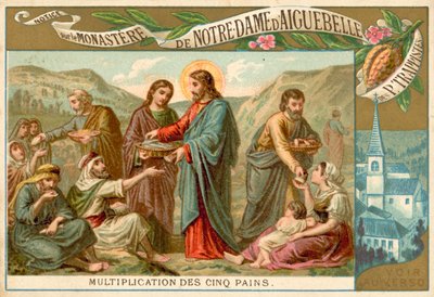 Jésus nourrit la multitude - French School
